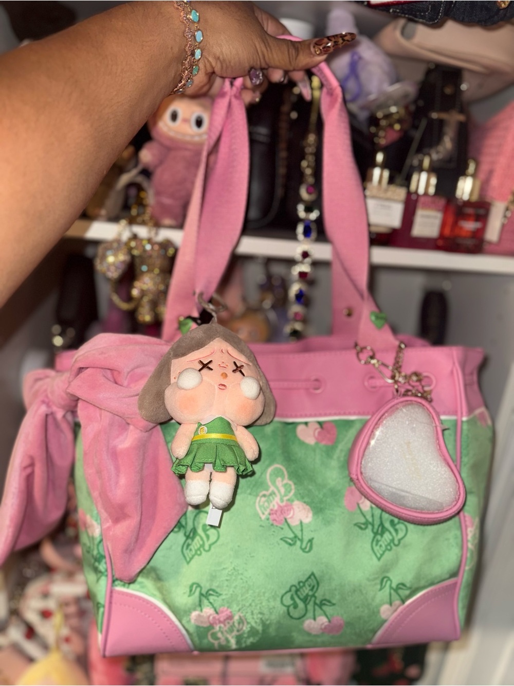 Juicy Couture Retro Juicy Cherry Tote Bag